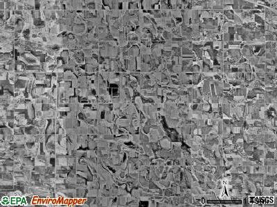 Iona township, Minnesota satellite photo by USGS