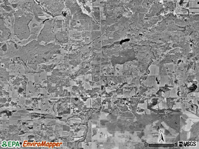 Arlone township, Minnesota satellite photo by USGS