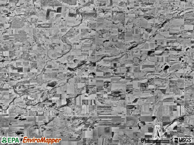Buh township, Minnesota satellite photo by USGS