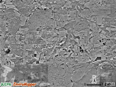 Clover township, Minnesota satellite photo by USGS