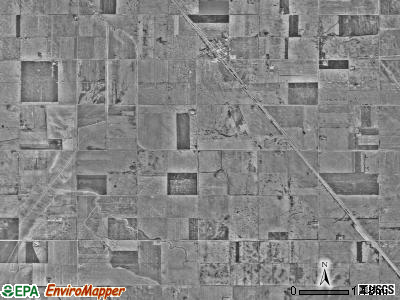 Tintah township, Minnesota satellite photo by USGS