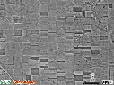 North Ottawa township, Minnesota satellite photo by USGS