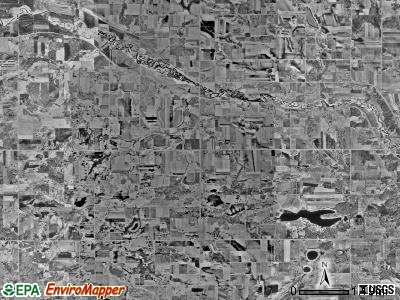Reynolds township, Minnesota satellite photo by USGS