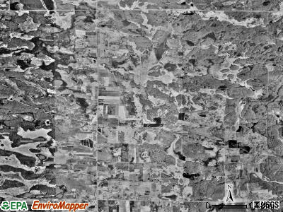 Mount Morris township, Minnesota satellite photo by USGS