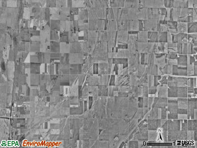 Monson township, Minnesota satellite photo by USGS