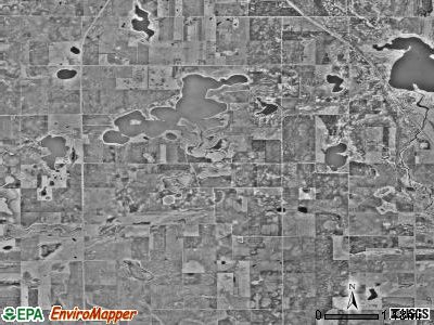 Lien township, Minnesota satellite photo by USGS
