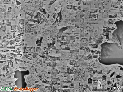 Osakis township, Minnesota satellite photo by USGS