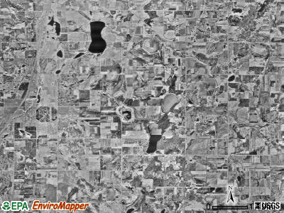 Round Prairie township, Minnesota satellite photo by USGS