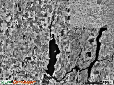Pokegama township, Minnesota satellite photo by USGS