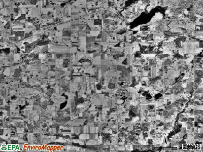 Comfort township, Minnesota satellite photo by USGS