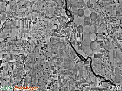 Two Rivers township, Minnesota satellite photo by USGS
