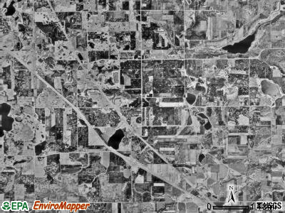 West Union township, Minnesota satellite photo by USGS
