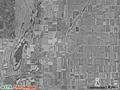 Lake Valley township, Minnesota satellite photo by USGS