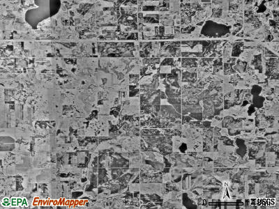 Orange township, Minnesota satellite photo by USGS