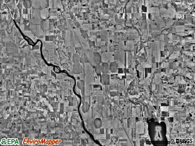 Langola township, Minnesota satellite photo by USGS