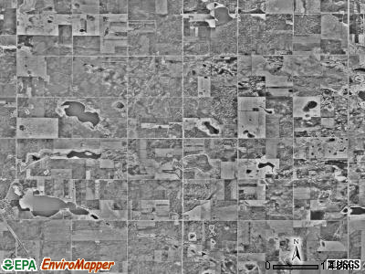 Rendsville township, Minnesota satellite photo by USGS