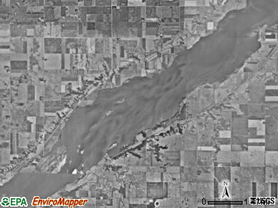 Windsor township, Minnesota satellite photo by USGS