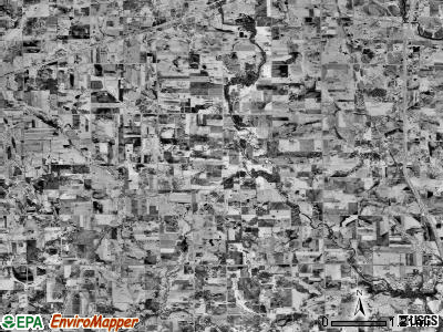 Milo township, Minnesota satellite photo by USGS