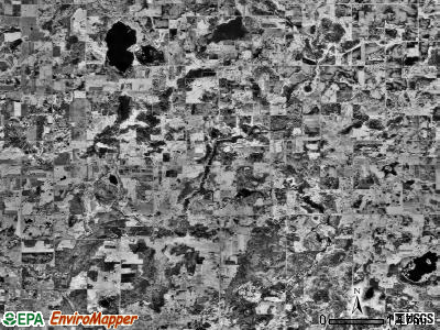 Maple Ridge township, Minnesota satellite photo by USGS