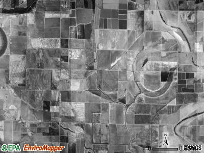 Walls township, Arkansas satellite photo by USGS