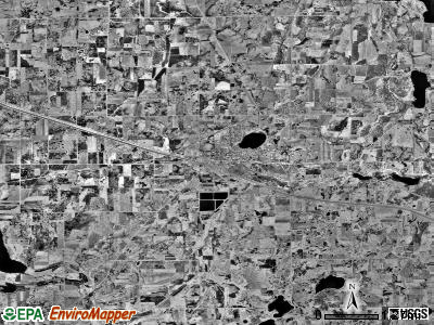 Albany township, Minnesota satellite photo by USGS