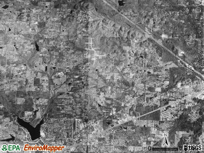 Owen township, Arkansas satellite photo by USGS