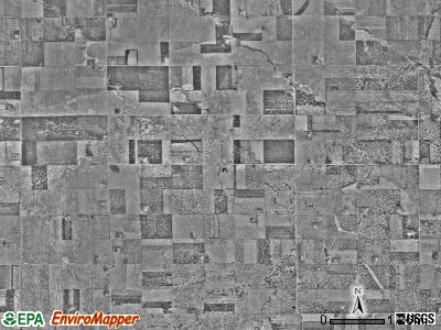 Leonardsville township, Minnesota satellite photo by USGS