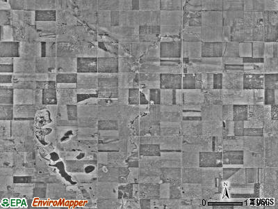 Tara township, Minnesota satellite photo by USGS