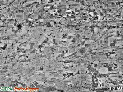 Minden township, Minnesota satellite photo by USGS