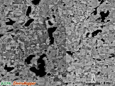 Collegeville township, Minnesota satellite photo by USGS