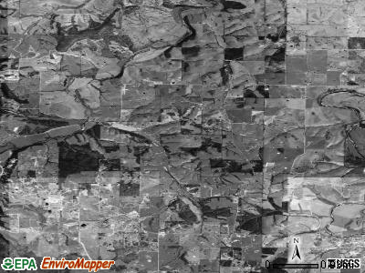 Coin township, Arkansas satellite photo by USGS