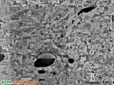 Rockville township, Minnesota satellite photo by USGS