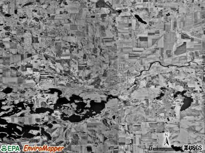 Wakefield township, Minnesota satellite photo by USGS