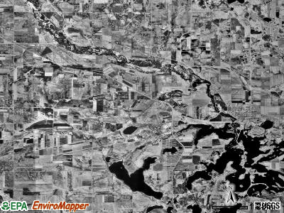 Munson township, Minnesota satellite photo by USGS