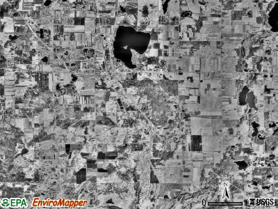 Livonia township, Minnesota satellite photo by USGS