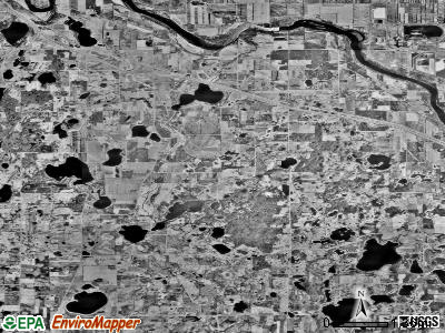 Silver Creek township, Minnesota satellite photo by USGS