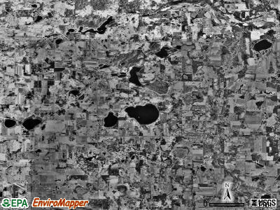 Burns township, Minnesota satellite photo by USGS