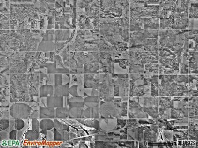 Moyer township, Minnesota satellite photo by USGS