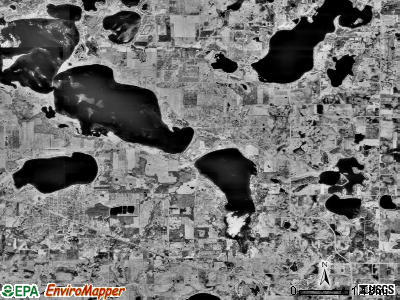 Corinna township, Minnesota satellite photo by USGS