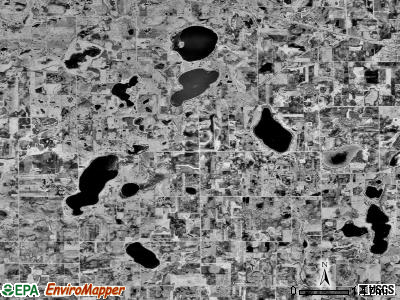Albion township, Minnesota satellite photo by USGS