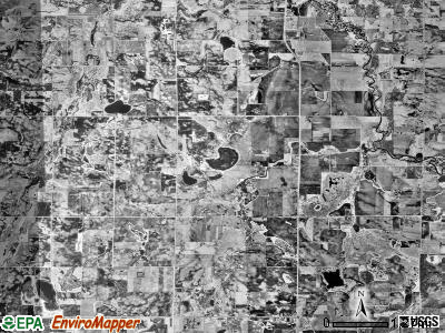 Harvey township, Minnesota satellite photo by USGS
