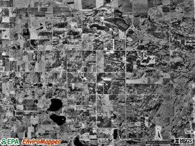 Swede Grove township, Minnesota satellite photo by USGS
