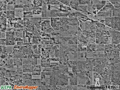 Dublin township, Minnesota satellite photo by USGS