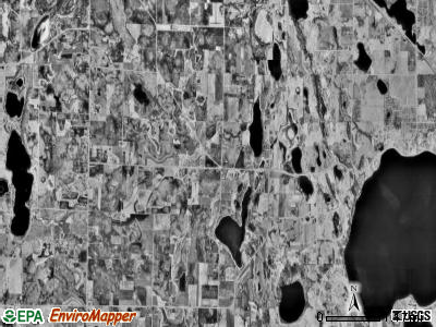 Chatham township, Minnesota satellite photo by USGS