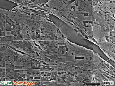Hantho township, Minnesota satellite photo by USGS