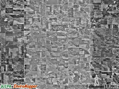 Walter township, Minnesota satellite photo by USGS