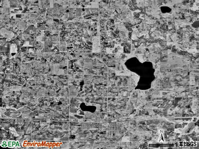 St. Johns township, Minnesota satellite photo by USGS