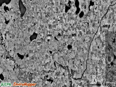 Rockford township, Minnesota satellite photo by USGS