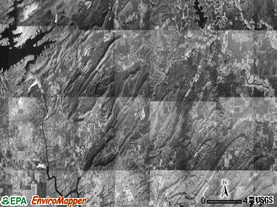 Whittington township, Arkansas satellite photo by USGS