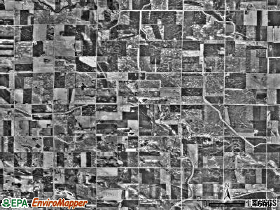 Mandt township, Minnesota satellite photo by USGS